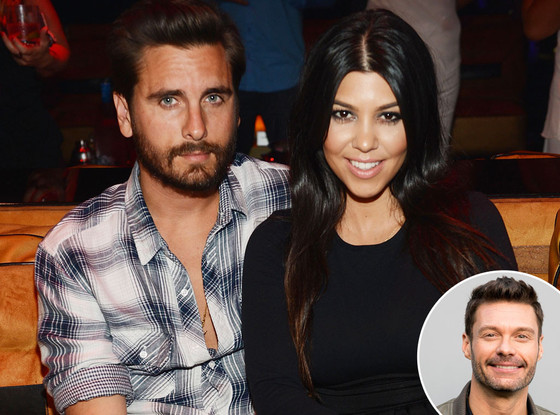 Scott Disick, Kourtney Kardashian, Ryan Seacrest Scott Disick, Kourtney Kardashian, Ryan Seacrest